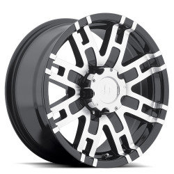 Helo HE835 felni 17x8 6x139.7 106.1 ET0, Fényes fekete