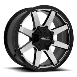 Helo HE909 felni 20x9 8x165.1 125.1 ET0, Fényes fekete