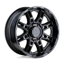 Level 8 SLINGSHOT felni 16x8.5 6x135 87.1 ET10, Matt fekete