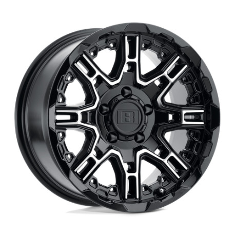 Alufelnik Level 8 Level 8 SLINGSHOT felni 20x11.5 5x127 71.5 ET-44, Fényes fekete | race-shop.hu