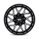 Alufelnik Moto Metal Moto Metal MO812 TURBINE felni 20x10 6x139.7 106.1 ET-18, Fényes fekete | race-shop.hu