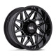 Alufelnik Moto Metal Moto Metal MO812 TURBINE felni 20x9 6x139.7 106.1 ET20, Fényes fekete | race-shop.hu