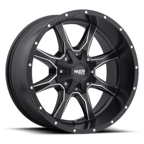 Alufelnik Moto Metal Moto Metal MO970 felni 20x9 8x180 124.2 ET18, Semi fényes fekete | race-shop.hu