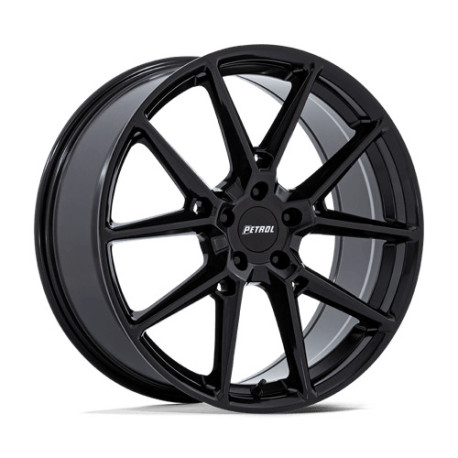 Alufelnik Petrol Petrol PE002 P1E felni 17x8 5x108 72.56 ET40, Fényes fekete | race-shop.hu