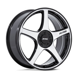 Petrol PE003 P2E felni 18x8 5x110/5x115 72.56 ET40, Fényes fekete