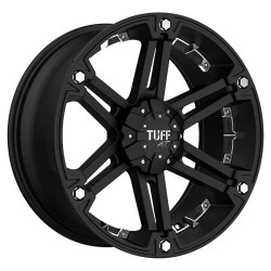 Tuff T01 felni 17x8 6x139.7 108 ET-13, Matt fekete