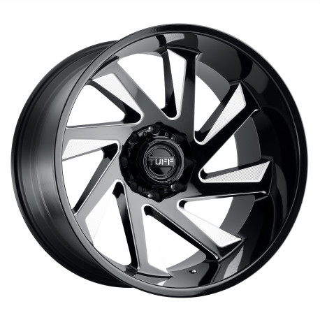 Alufelnik Tuff Tuff T1B felni 26x14 5x127 71.5 ET-72, Fényes fekete | race-shop.hu