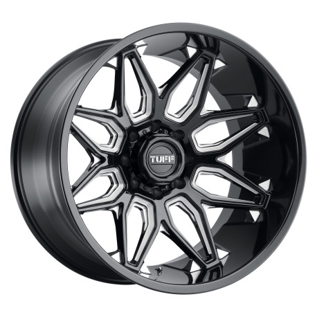 Alufelnik Tuff Tuff T3B felni 20x12 8x165.1 125.1 ET-45, Fényes fekete | race-shop.hu