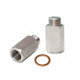 New Lambda (o2) Probe spacer adapter (emulator) straight, stainless steel, 3 mm bore | race-shop.hu
