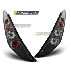 TUNING-TEC hátsó lámpák FIAT PUNTO 2 10.99-06.03 3D-hez, fekete SÉRÜLT