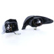 Bazár RACES hátsó lámpák Peugeot 206 hatchback 3D/5D 98-09-hez, átlátszó, fekete SÉRÜLT | race-shop.hu