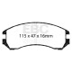 EBC Féktárcsák Fékbetétek EBC Redstuff Ceramic DP3665C | race-shop.hu