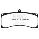 EBC Féktárcsák Fékbetétek EBC Racing SR21 Sintered DP8084.16SR21 | race-shop.hu