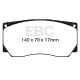 EBC Féktárcsák Fékbetétek EBC Racing SR11 Sintered DP8085.26SR11 | race-shop.hu