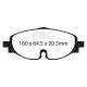 EBC Féktárcsák Fékbetétek EBC Racing RP-1 DP82150RP1 | race-shop.hu