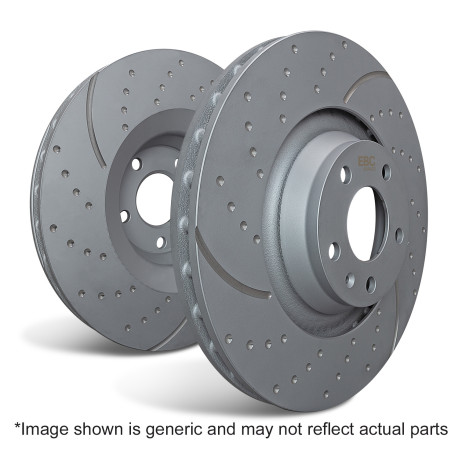 EBC Féktárcsák Féktárcsák EBC Turbo Grooved GD7832 | race-shop.hu
