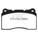 EBC Féktárcsák Első szett EBC P2DK004RP1 - Féktárcsák Swept Groove + Fékbetétek Racing RP-1 | race-shop.hu