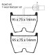 EBC Féktárcsák Első + Hátsó szett EBC P2DK028RP1 - Féktárcsák Swept Groove + Fékbetétek Racing RP-1 | race-shop.hu