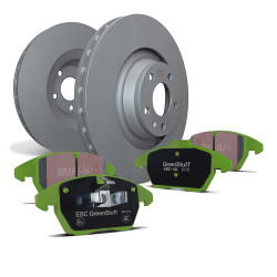 Hátsó szett EBC PD01KR928 - Féktárcsák Premium OE + Fékbetétek Greenstuff
