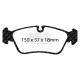EBC Féktárcsák Első szett EBC PD02KF563 - Féktárcsák Premium OE + Fékbetétek Redstuff Ceramic | race-shop.hu