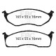 EBC Féktárcsák Első szett EBC PD02KF566 - Féktárcsák Premium OE + Fékbetétek Redstuff Ceramic | race-shop.hu