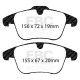 EBC Féktárcsák Első szett EBC PD02KF576 - Féktárcsák Premium OE + Fékbetétek Redstuff Ceramic | race-shop.hu