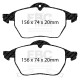 EBC Féktárcsák Első szett EBC PD04KF227 - Féktárcsák Premium OE + Fékbetétek Bluestuff | race-shop.hu