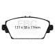 EBC Féktárcsák Első szett EBC PD06KF663 - Féktárcsák Ultimax Grooved + Fékbetétek Greenstuff | race-shop.hu