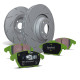 EBC Féktárcsák Első szett EBC PD06KF664 - Féktárcsák Ultimax Grooved + Fékbetétek Greenstuff | race-shop.hu