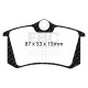 EBC Féktárcsák Hátsó szett EBC PD08KR455 - Féktárcsák Ultimax Grooved + Fékbetétek Yellowstuff | race-shop.hu