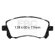 EBC Féktárcsák Első szett EBC PD09KF158 - Féktárcsák Ultimax Grooved + Fékbetétek Bluestuff | race-shop.hu