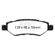 EBC Féktárcsák Hátsó szett EBC PD13KR486 - Féktárcsák Turbo Grooved + Fékbetétek Yellowstuff | race-shop.hu
