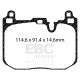 EBC Féktárcsák Első szett EBC PD14KF1340 - Féktárcsák Turbo Grooved + Fékbetétek Bluestuff | race-shop.hu