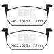 EBC Féktárcsák Első + Hátsó szett EBC PD40K2501 - Féktárcsák Premium OE + Fékbetétek Ultimax OE | race-shop.hu