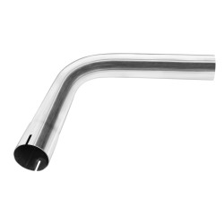 Rozsdamentes cső - könyök 90°- 63mm, hossz: 61cm