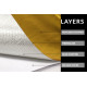 Öntapadó hőszigetelések Hőszigetelés RACES 100x120cm gold | race-shop.hu