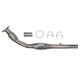 Down pipe, dump pipe Downpipe VW Bora 1.8T 2000-2005 katalizátorral | race-shop.hu