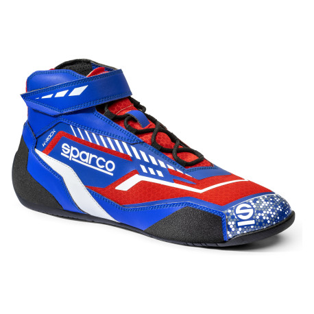 Cipők Gokart cipő Sparco K-ROCK, cián/piros | race-shop.hu