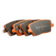 DBA fékek DBA Xtreme Performance hátsó fékbetétek DB15013XP | race-shop.hu