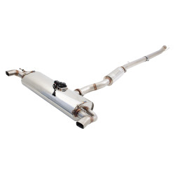 XFORCE 76 mm cat-back kipufogórendszer + Varex kipufogódob MERCEDES-BENZ AMG A45 2012-2018 W176 HATCH-hoz