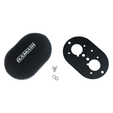 Szűrők karburátorokra RAMAIR domed carb air filter with baseplate to fit Weber 40 IDF | race-shop.hu