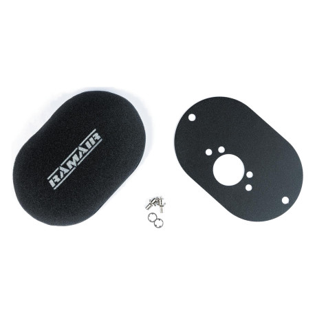 Szűrők karburátorokra RAMAIR domed carb air filter with baseplate to fit SU HS6 (Mini Offset) | race-shop.hu