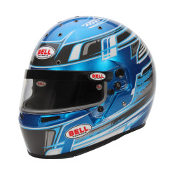 Zárt gokart sisak BELL KC7-CMR PRO CHAMPION, antracit/kék