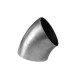 Rozsdamentes acélcsövek könyök 90° Stainless steel pipe- elbow 45°, 38mm, short | race-shop.hu