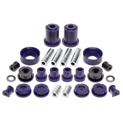 TA-TECHNIX PU szilentblokk készlet BMW 3er E36-hoz (elöl Ø 25 mm, hátul Ø 18 mm), első és hátsó tengely