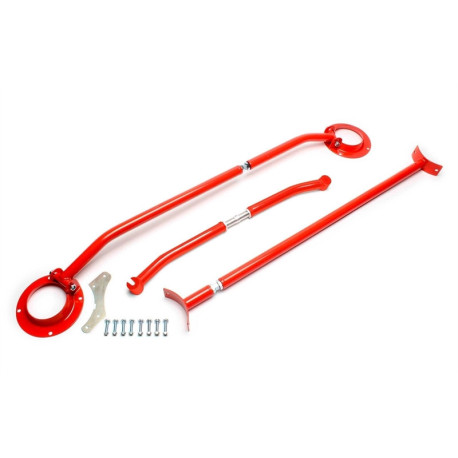 Toronymerevítők TA-TECHNIX 3 részes merevítőkészlet VW Golf III 1H-hoz, acél, piros | race-shop.hu