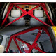 Rollcages and Rollbars TA-TECHNIX bukókeret VW Golf II 19E 83-92-höz, acél, piros, logóval | race-shop.hu
