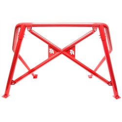 TA-TECHNIX bukókeret VW Golf IV 1J 97-05-höz, acél, piros, logóval