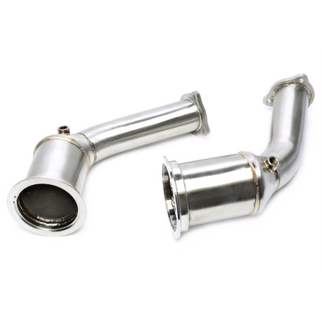 Down pipe, dump pipe TA-TECHNIX downpipe katalizátorral Audi A4 Avant B9 2017+-hoz | race-shop.hu