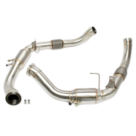 Down pipe, dump pipe TA-TECHNIX downpipe katalizátor nélkül Porsche Panamera 971 2019+-hoz (csak ezzel: TA06PO011) | race-shop.hu